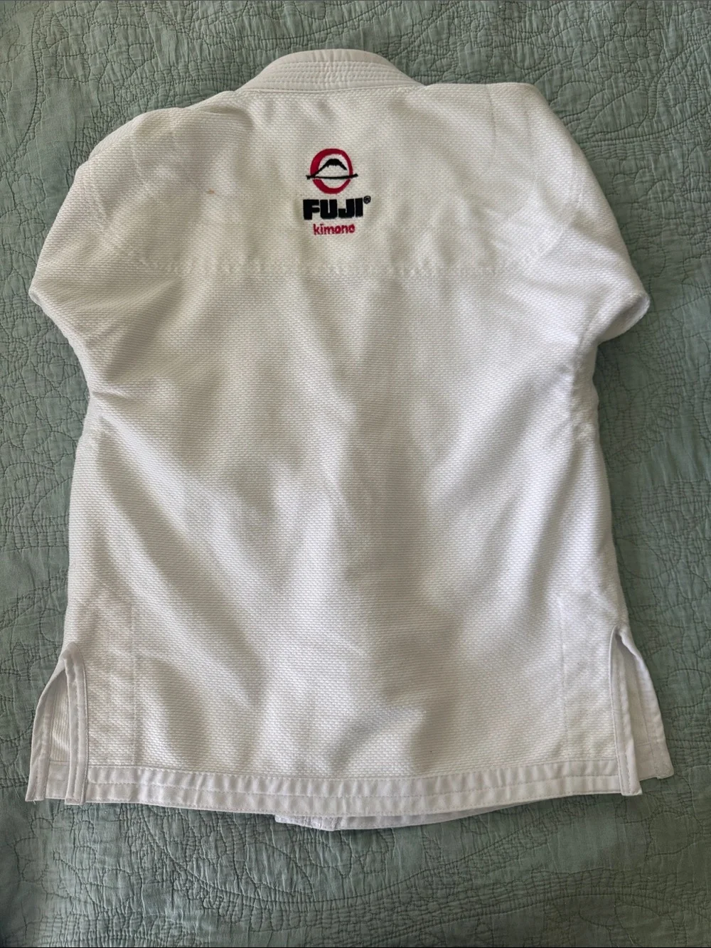 Kids White Brazilian Jui Jitsu Gi Set with Belt